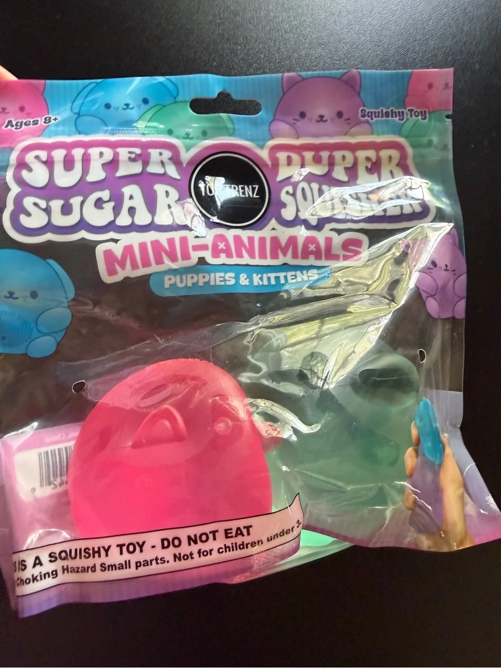 2 Squishy Top Trenz Super Duper Sugar Squisher Puppy Denard Kitten Fiona Toy
